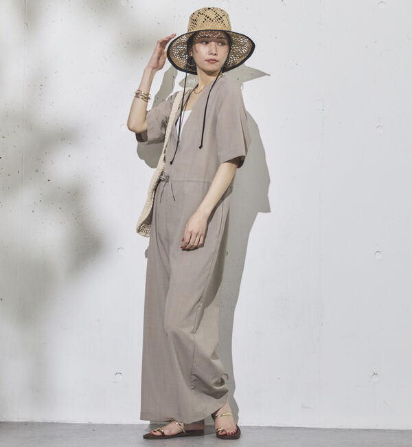 Doux archives「ドライジョーゼットサロペット」|ワンピース|