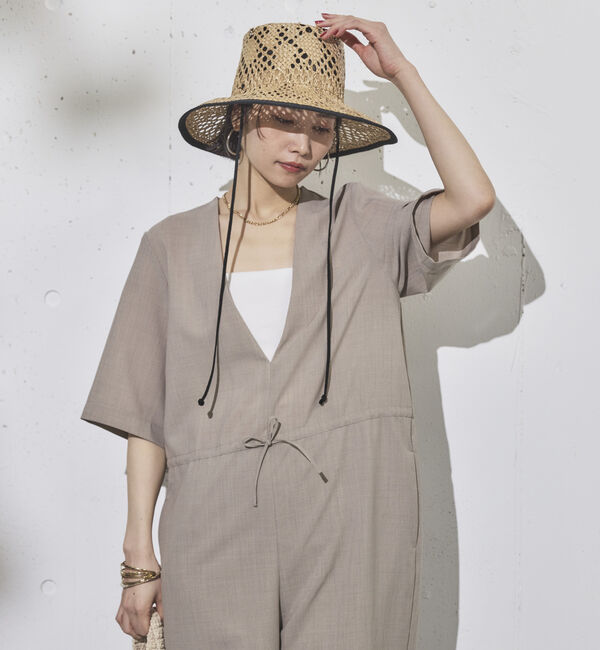 Doux archives「ドライジョーゼットサロペット」|ワンピース|