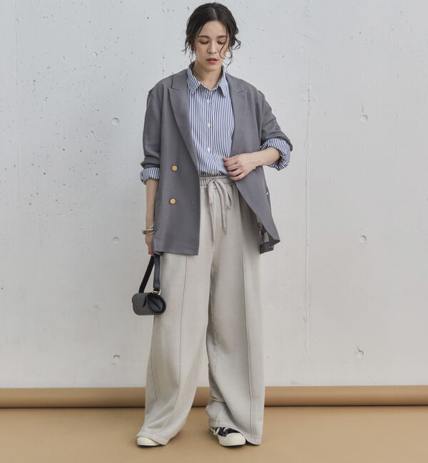 Doux archives「ピグメントセンターシームワイドパンツ」|チノ|