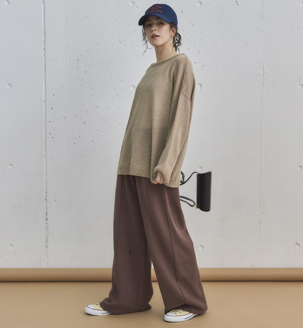 Doux archives「ピグメントセンターシームワイドパンツ」|チノ|