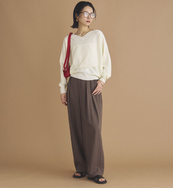 Doux archives「ウォッシャブルドルマンニット」|ニット・セーター|