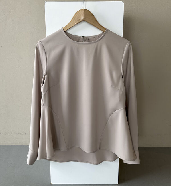 Doux archives「切替ペプラムブラウス」|シャツ・ブラウス|PINK BEIGE