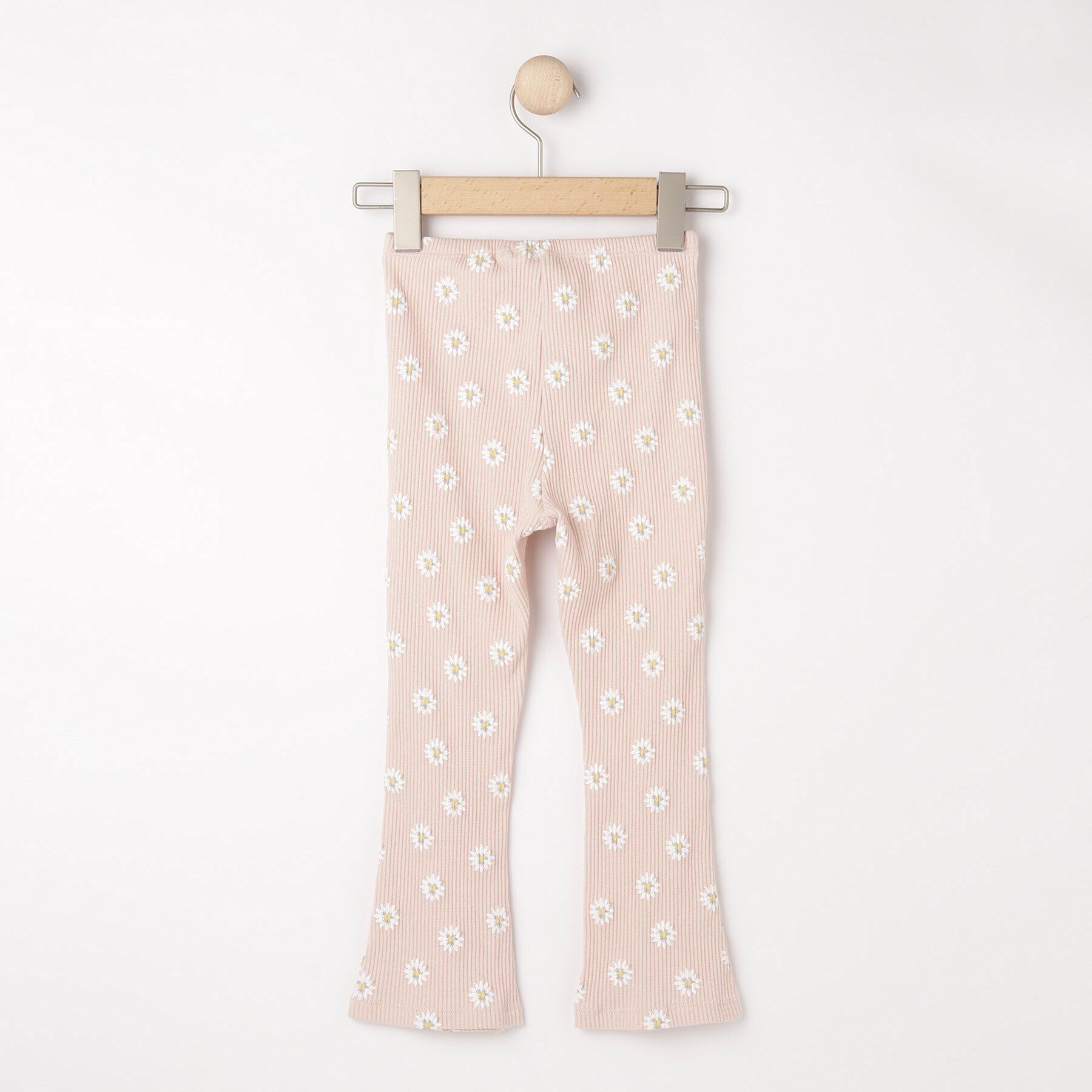 SHOO･LA･RUE「【100-120cm】フラワープリントフレアリブレギンス」|その他|