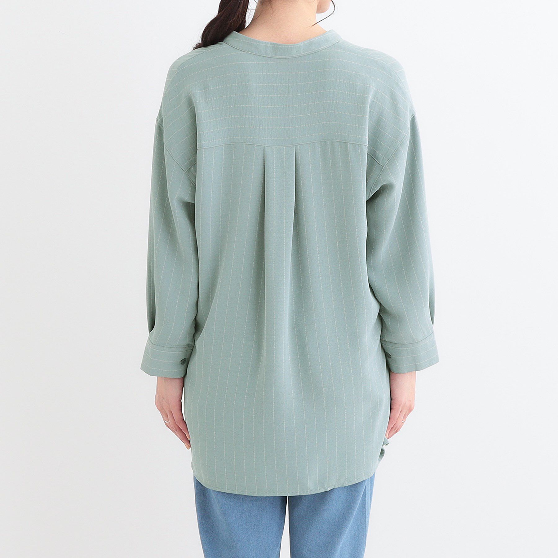 SHOO･LA･RUE「【洗える/S-LL】さらさらタッチが心地よい ゆったりチュニック」|チュニック|