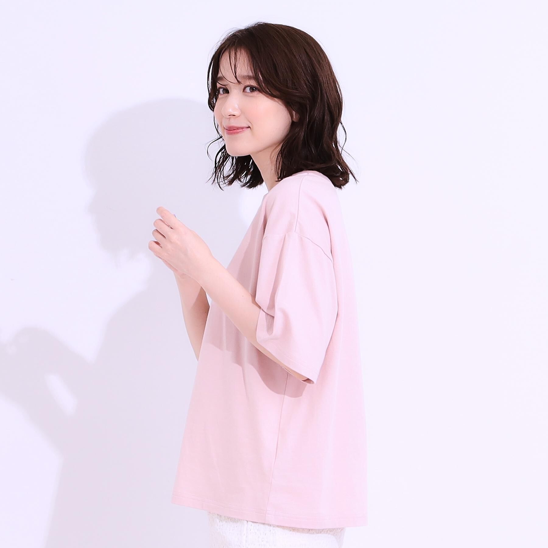 SHOO･LA･RUE「【選べる4柄】コットンプリントロゴTシャツ」|Tシャツ・カットソー|