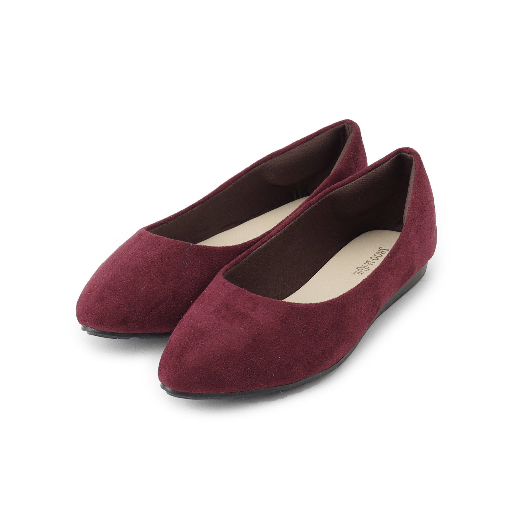 SHOO･LA･RUE「ラクチン フラットパンプス」|その他|ボルドー(064)