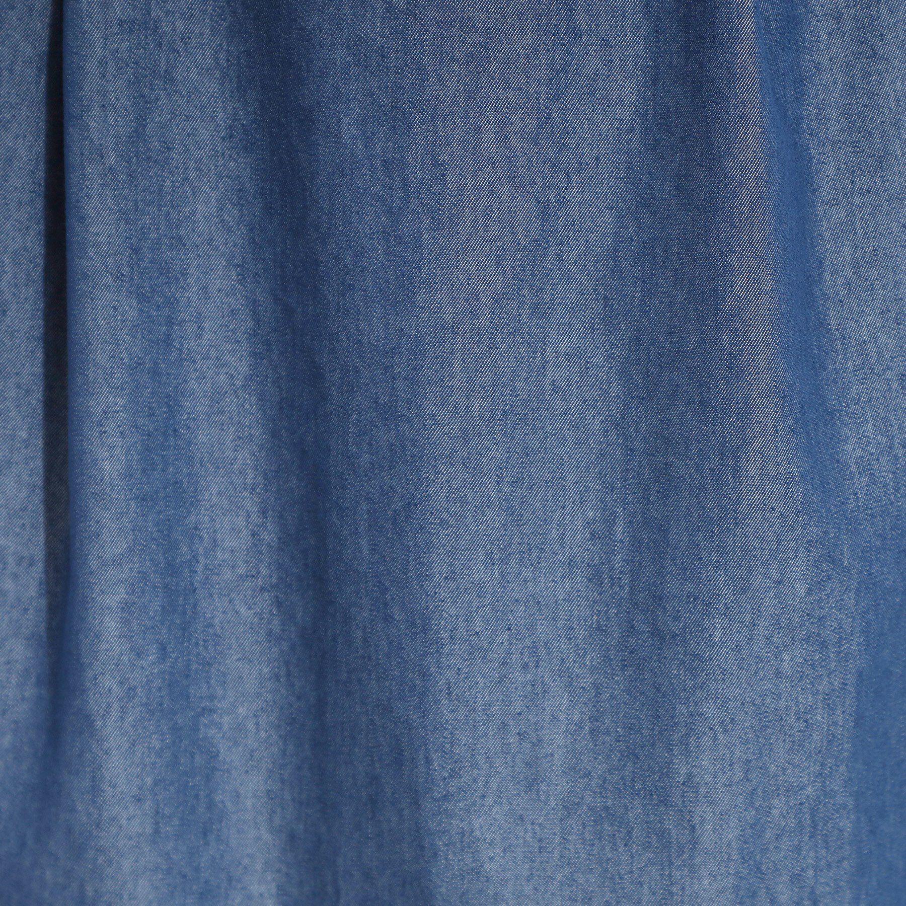 SHOO･LA･RUE「【S-LL】配色ステッチがアクセント デニムフレアスカート」|スカート|