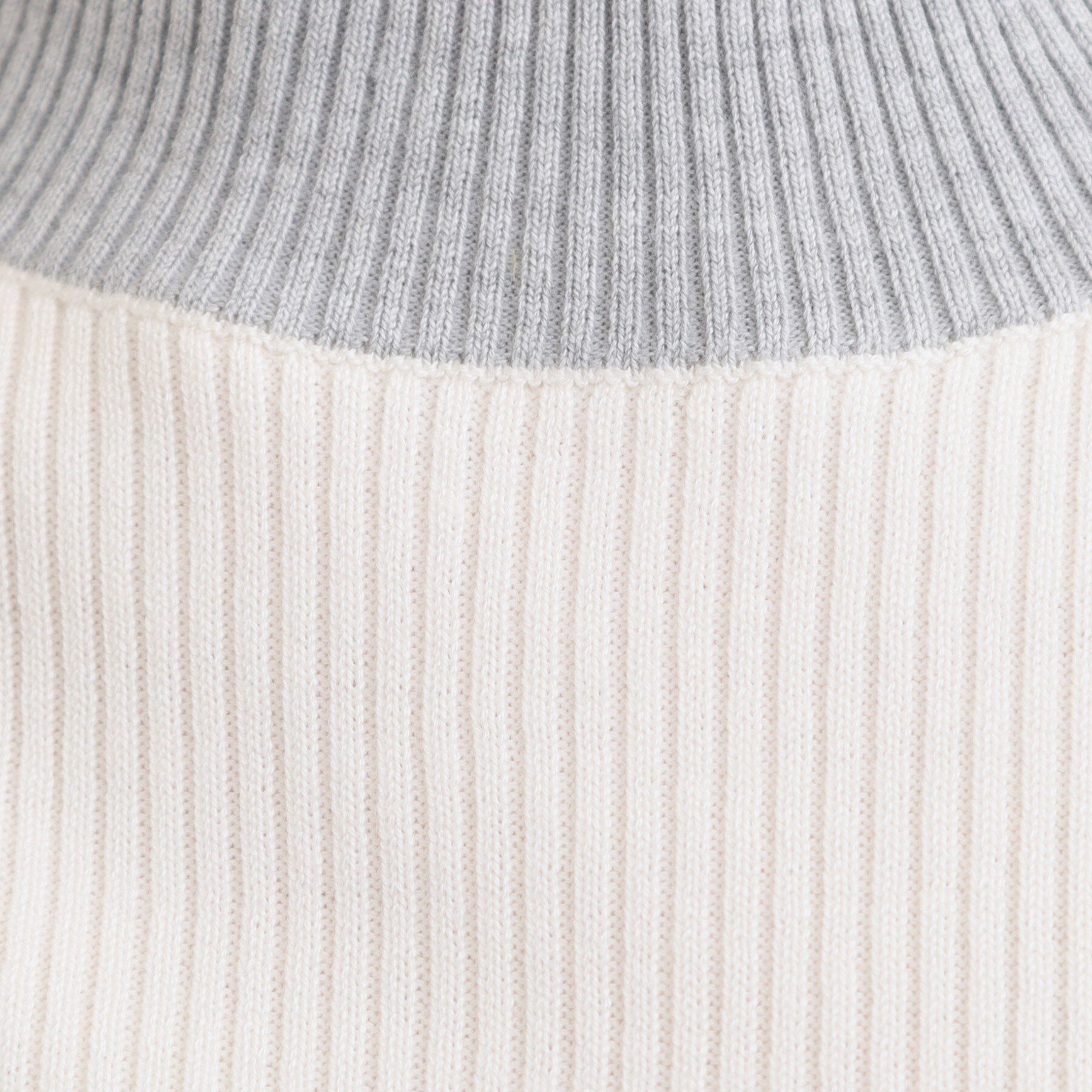 SHOO･LA･RUE「【洗濯機可/S-LL】配色使いがアクセント リブハイネックインナー」|ニット・セーター|