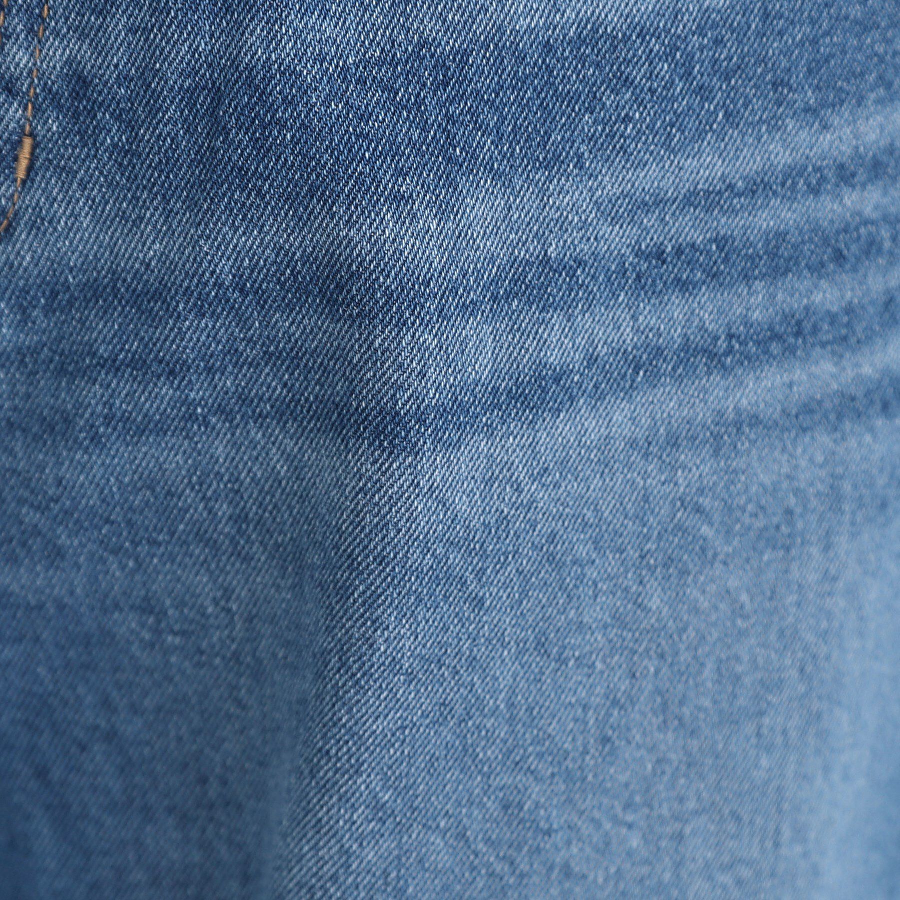 SHOO･LA･RUE「【S-LL】脚のラインを拾いにくい デニムワイドパンツ」|デニム|