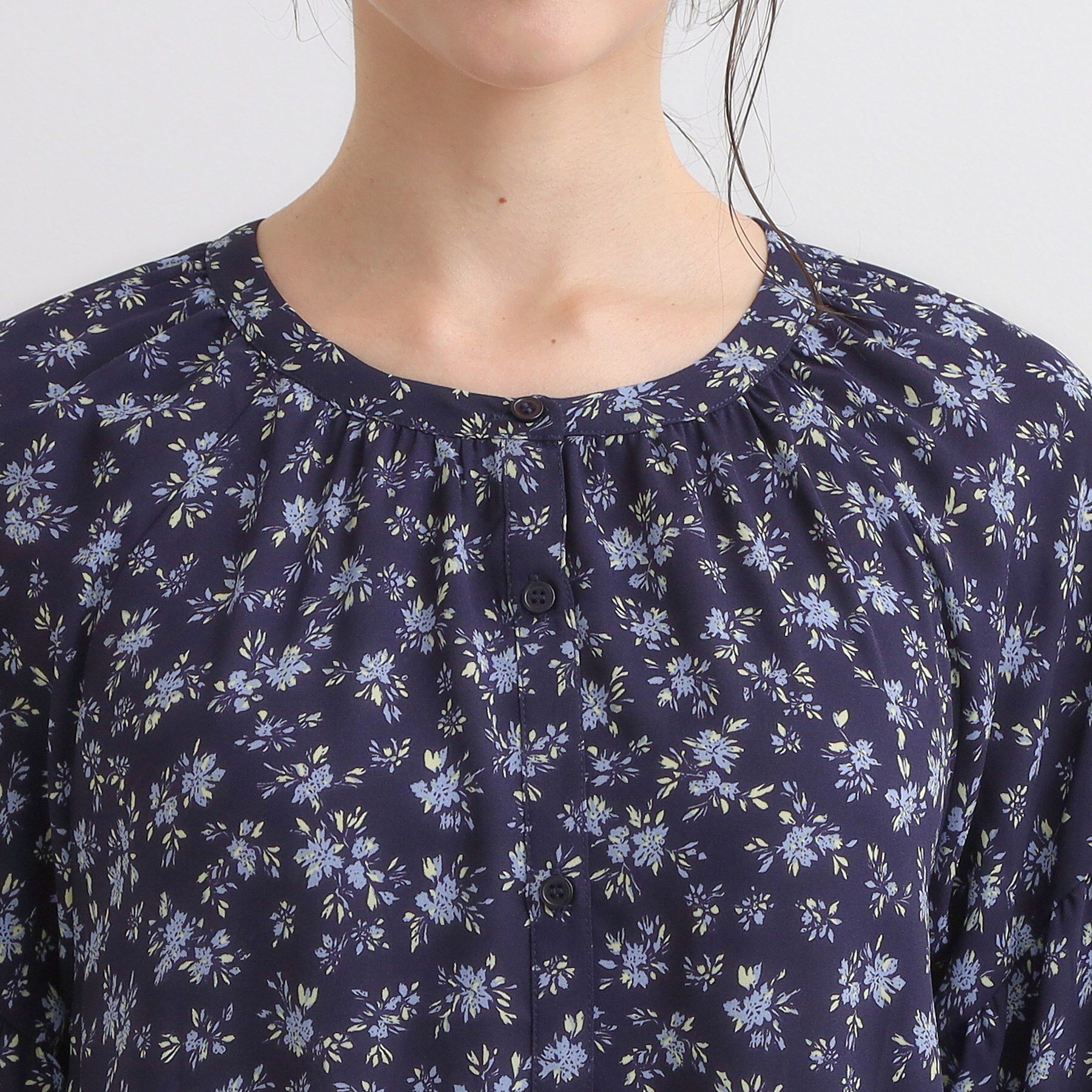 SHOO･LA･RUE「【前後2WAY】1枚で着映える フラワープリント マキシワンピース」|ワンピース|