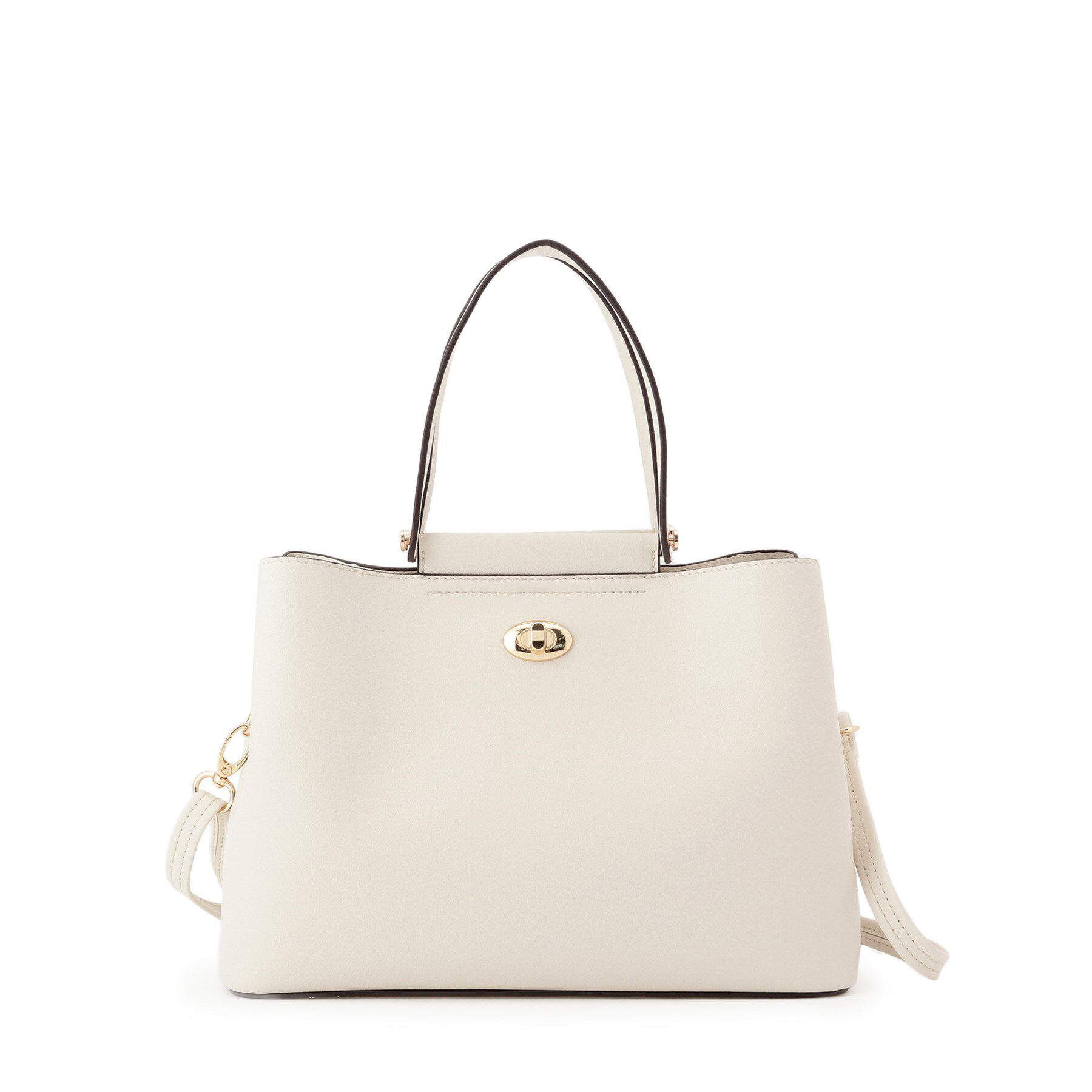 SHOO･LA･RUE「【セレモニー】フロント金具トートバッグ」|トートバッグ|