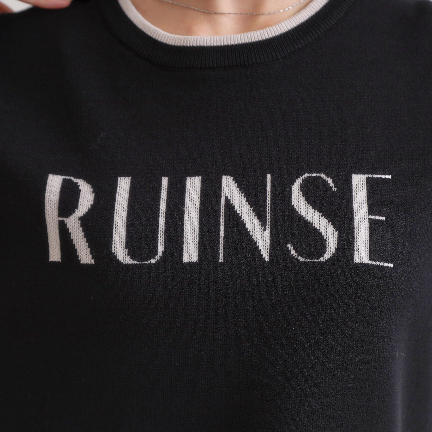 SHOO･LA･RUE「【洗濯機可/毛玉レス】大人世代も取り入れやすい スウェットライク アソートニット」|ニット・セーター|