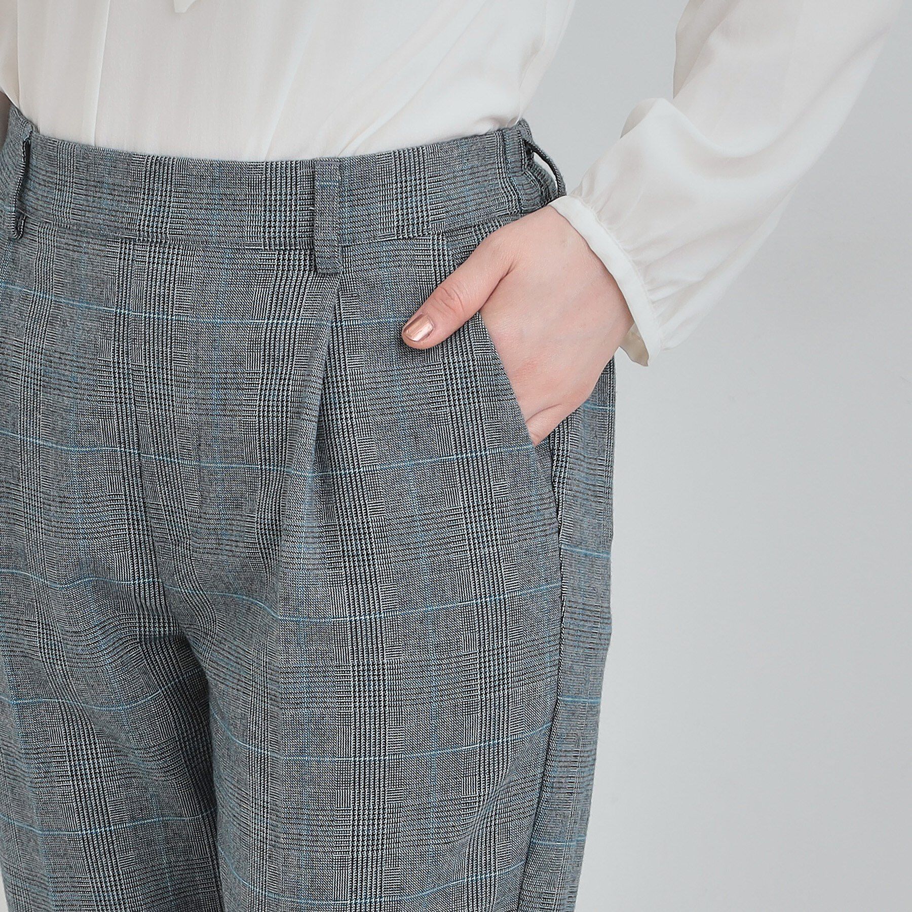 SHOO･LA･RUE「【洗濯機可/S-LL】美脚見え あったか裏起毛 テーパードパンツ」|その他|