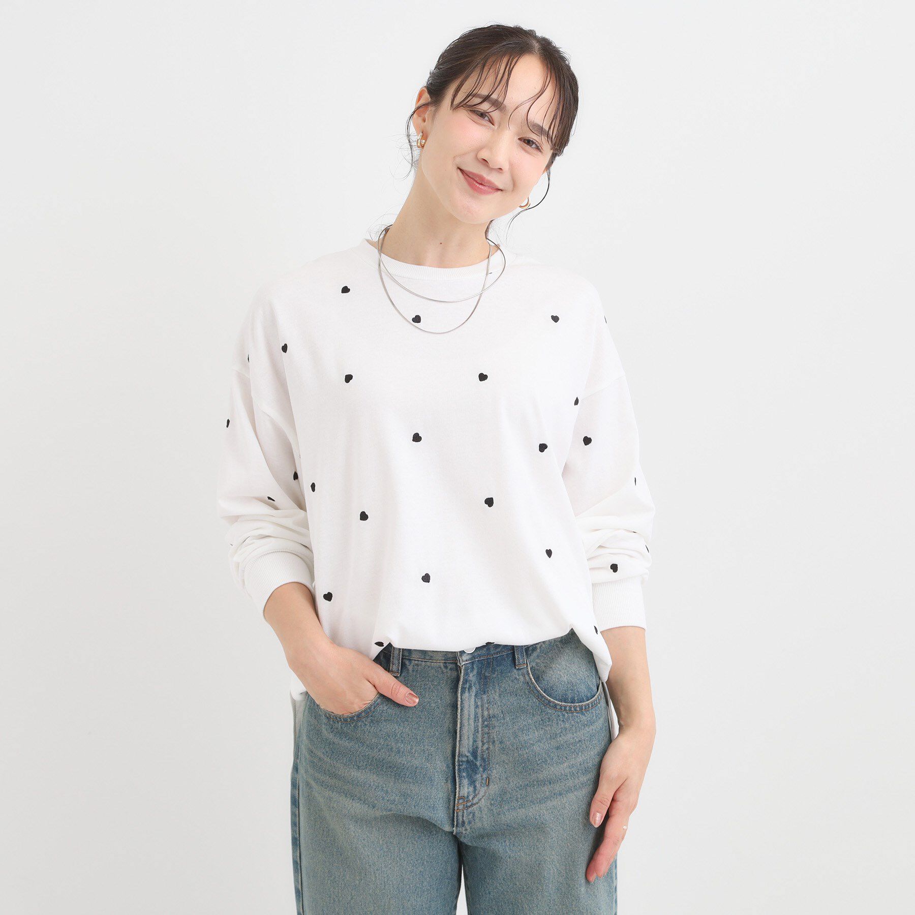 SHOO･LA･RUE「選べる3柄 刺繍アソートロンT」|Tシャツ・カットソー|