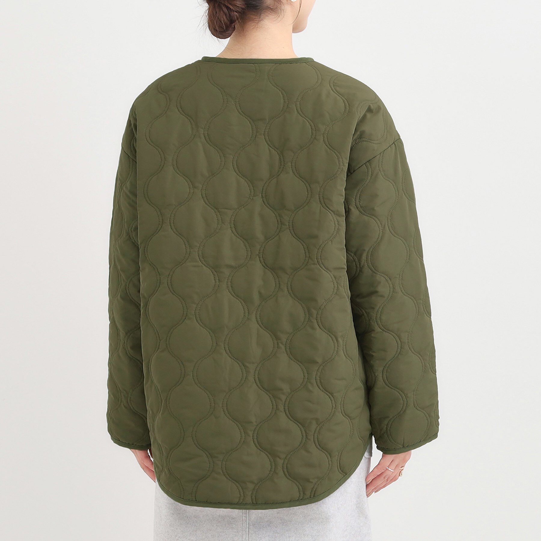 SHOO･LA･RUE「【高レビュー/洗濯機可/撥水】大人のための キルトオーバーブルゾン」|ブルゾン・スタジャン|