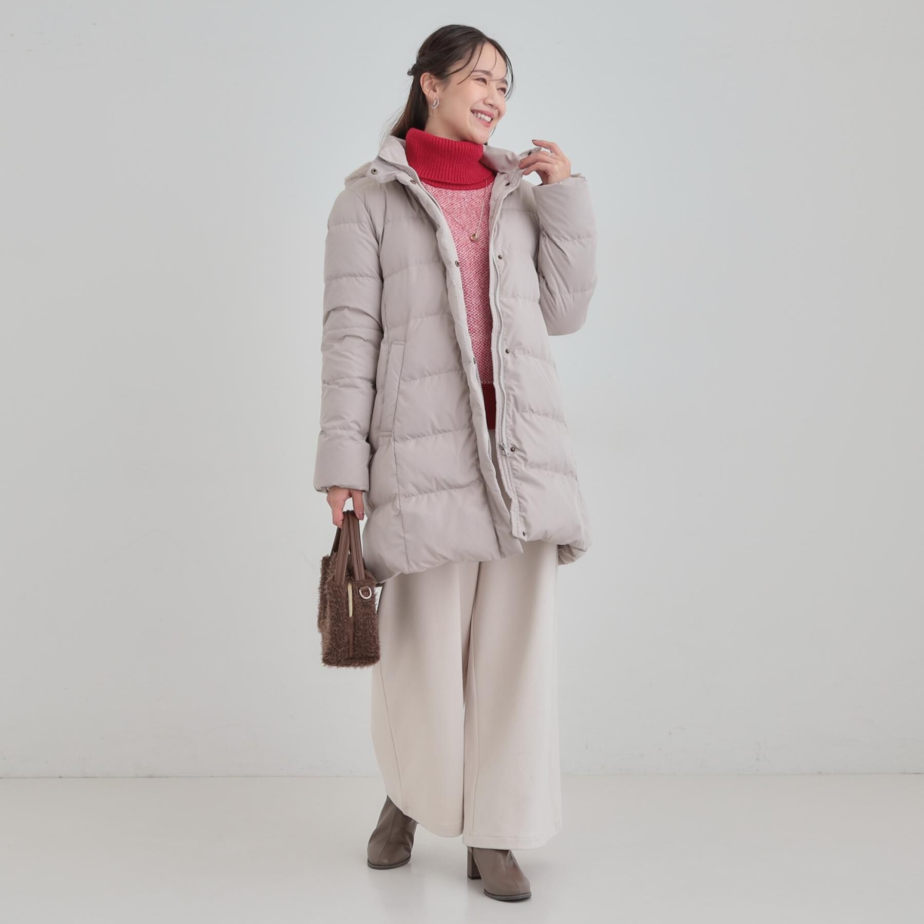 SHOO･LA･RUE「【着丈選べる/きっと虜になる】あったかもちもち ワイドパンツ」|その他|