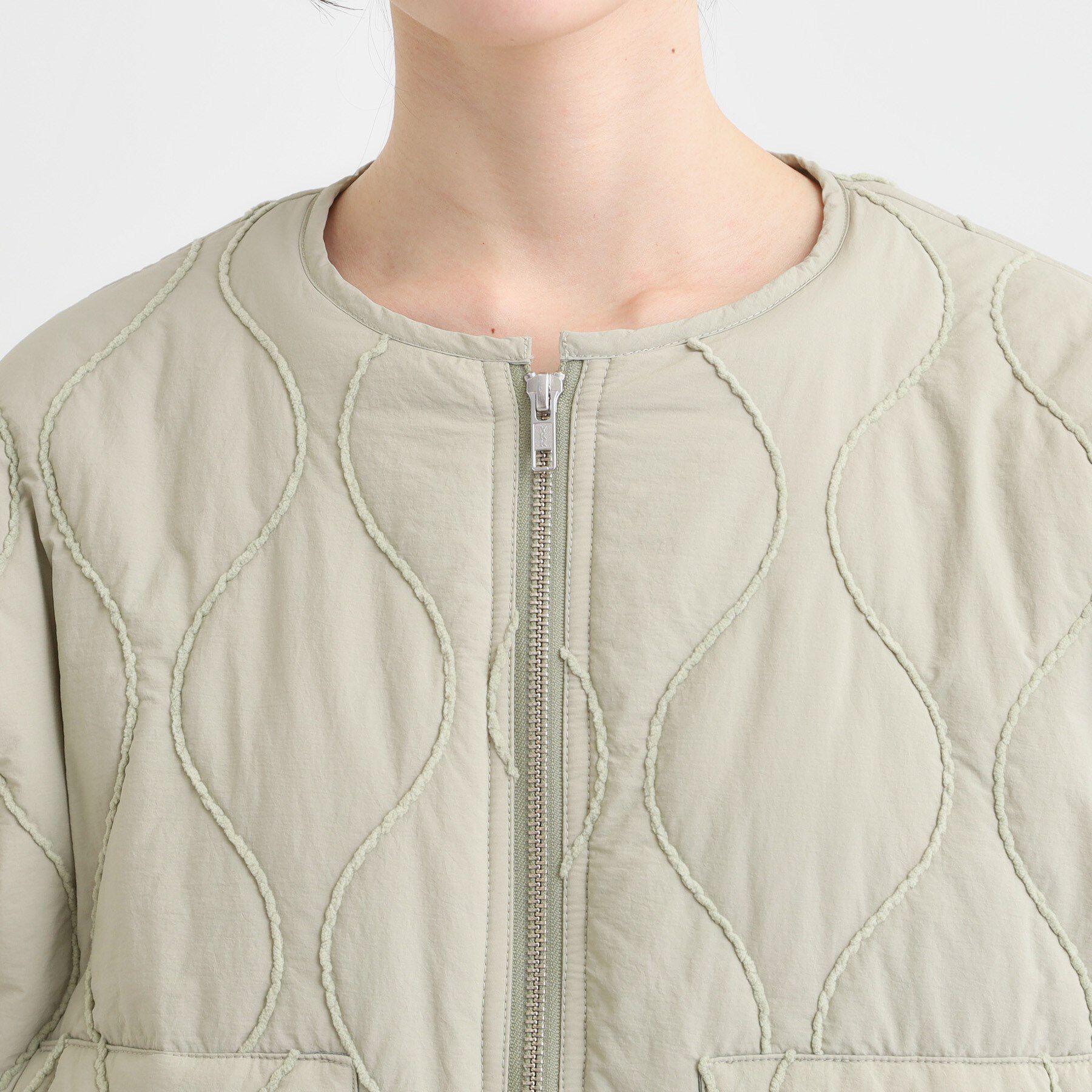 SHOO･LA･RUE「モールキルティング中綿ブルゾン」|ブルゾン・スタジャン|