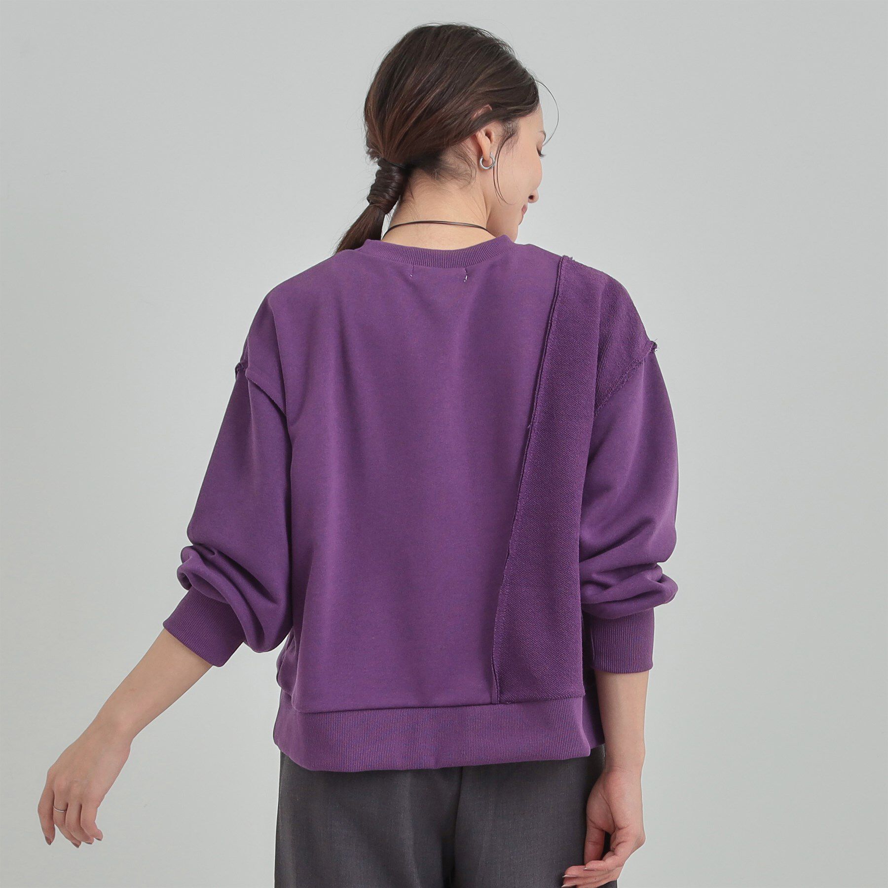 SHOO･LA･RUE「楽しながら おしゃれに リメイク風スウェット」|パーカー|