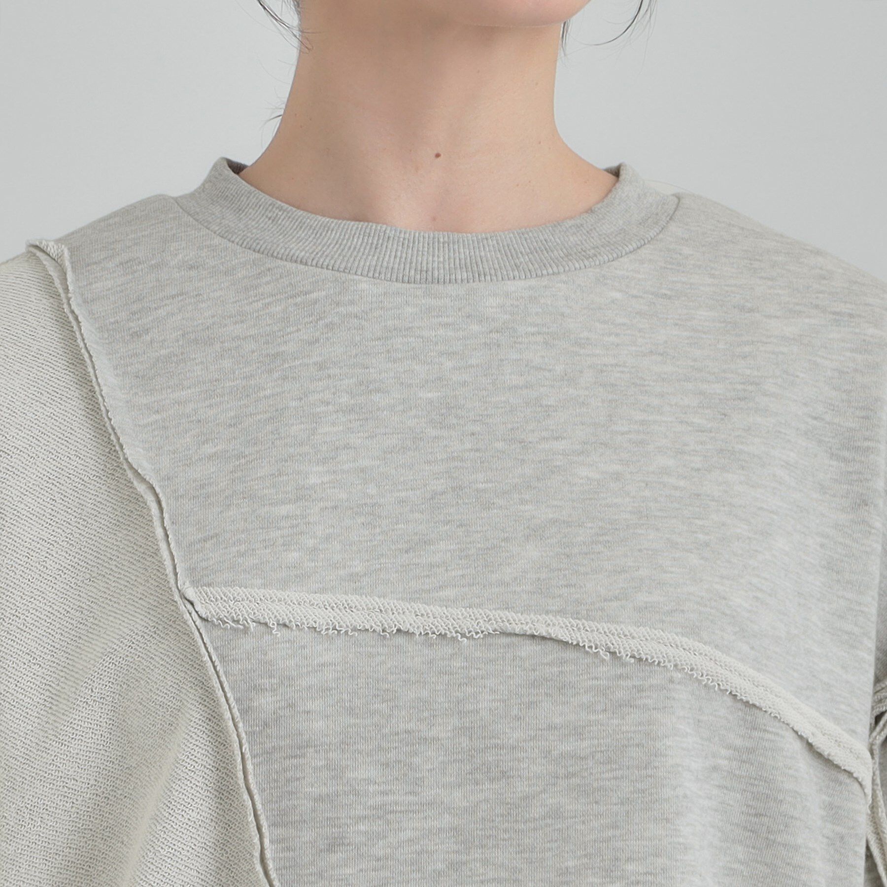 SHOO･LA･RUE「楽しながら おしゃれに リメイク風スウェット」|パーカー|