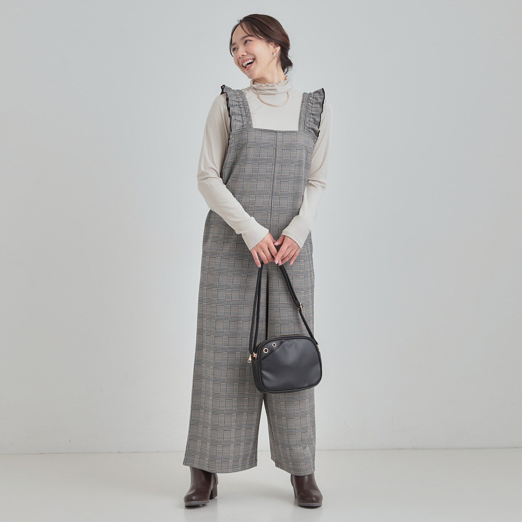 SHOO･LA･RUE「【あったか/S-LL】秋冬の救世主 タートルネックインナー」|Tシャツ・カットソー|