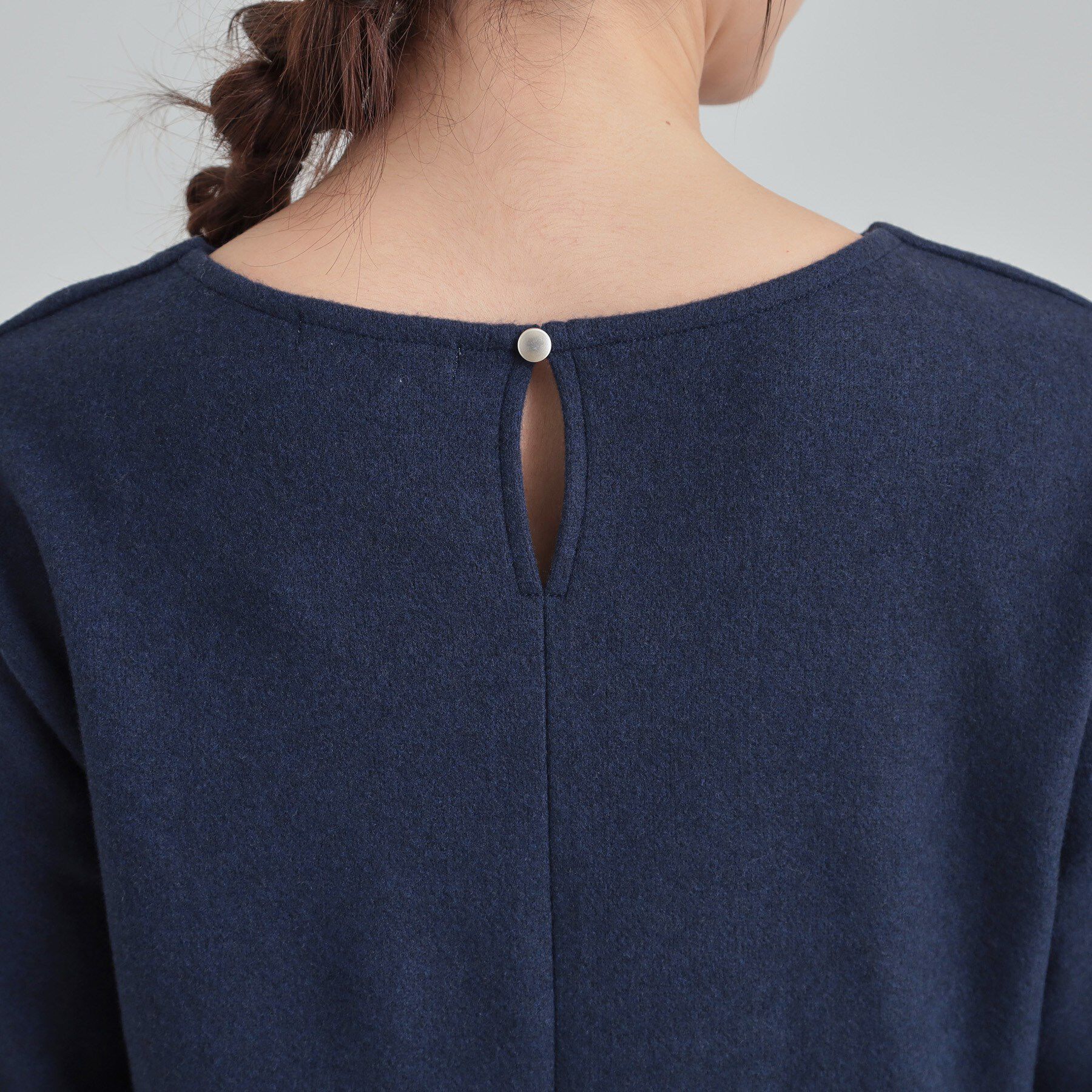 SHOO･LA･RUE「【S-LL】レイヤード風 シャツドッキングトップス」|Tシャツ・カットソー|