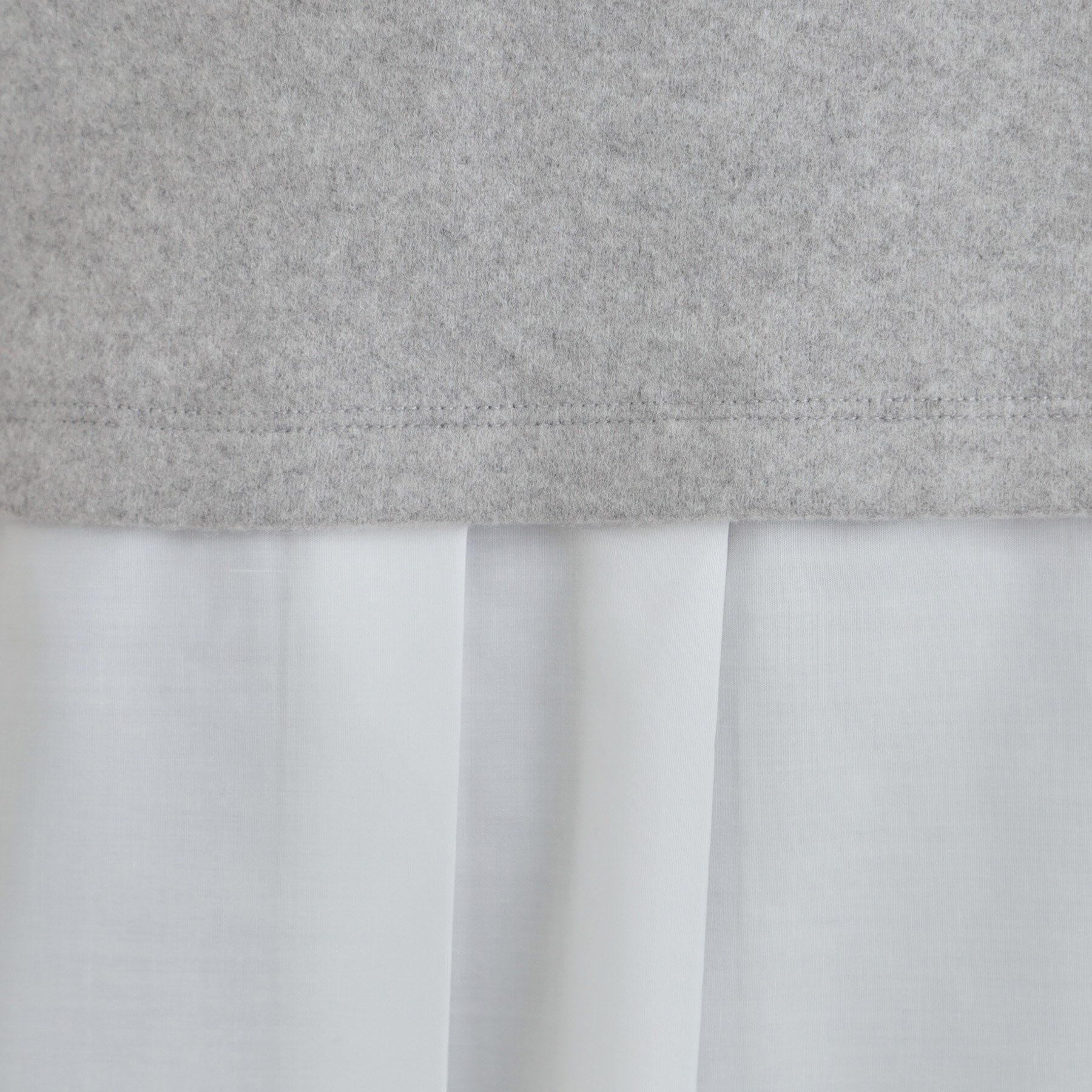 SHOO･LA･RUE「【S-LL】レイヤード風 シャツドッキングトップス」|Tシャツ・カットソー|