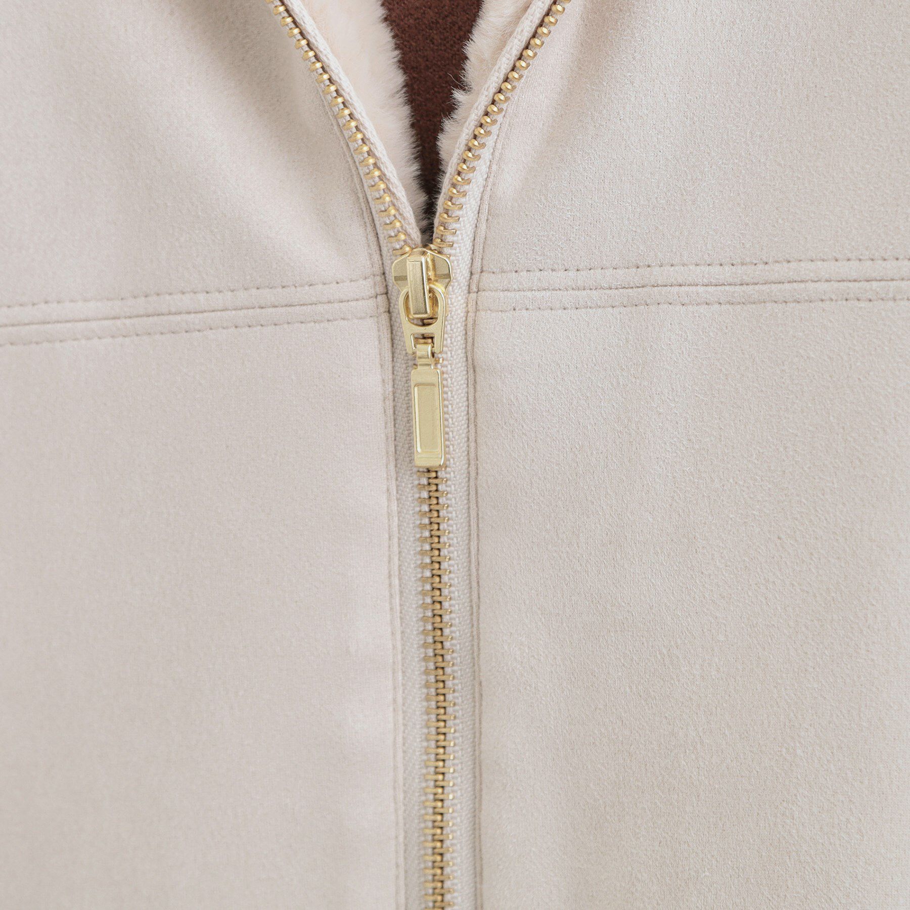 SHOO･LA･RUE「【S-LL】マットな色味が大人な雰囲気 スエード調フードコート」|その他|