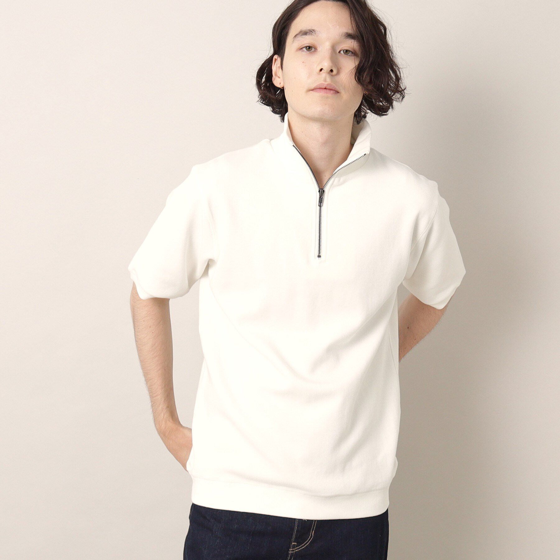 Dessin「ハーフジップカットソー」|Tシャツ・カットソー|