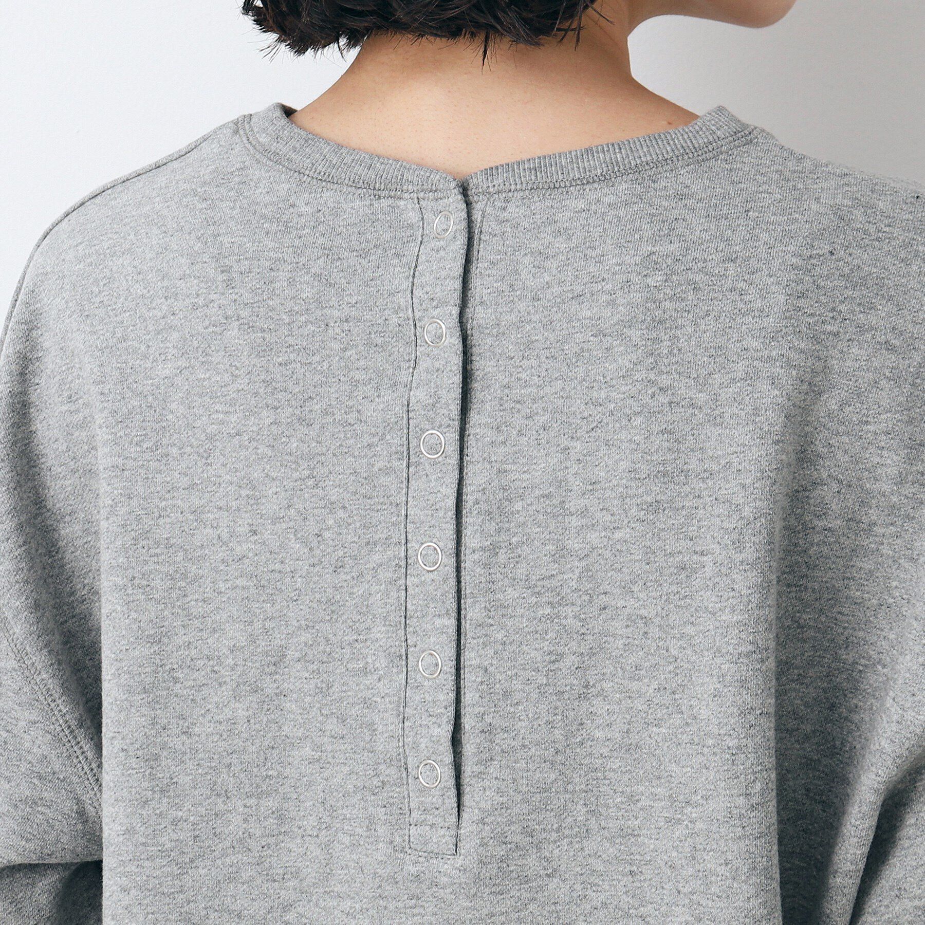 Dessin「【360度可愛い・洗える】バックヘンリーネックカットソー（XS～L）」|Tシャツ・カットソー|