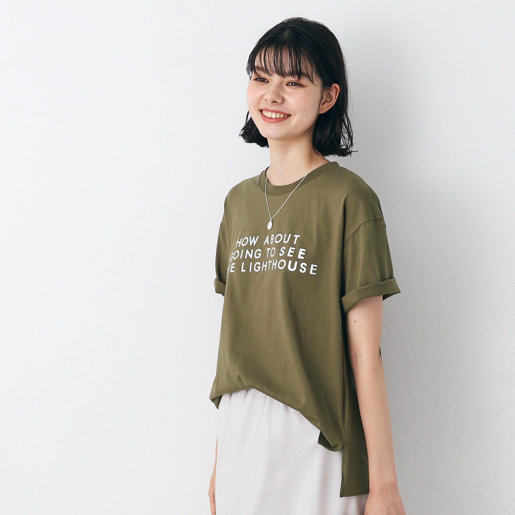 Dessin「レタード箔プリントTシャツ（XS～L）」|Tシャツ・カットソー|