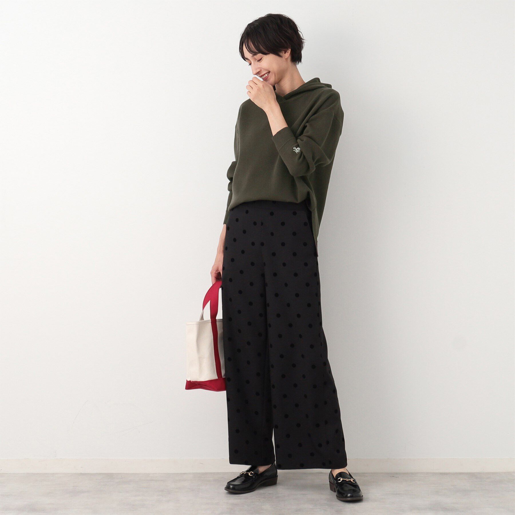 Dessin「【シリーズ累計1万枚！3シーズンOK・洗える】ちょうどいいパーカ」|ニット・セーター|