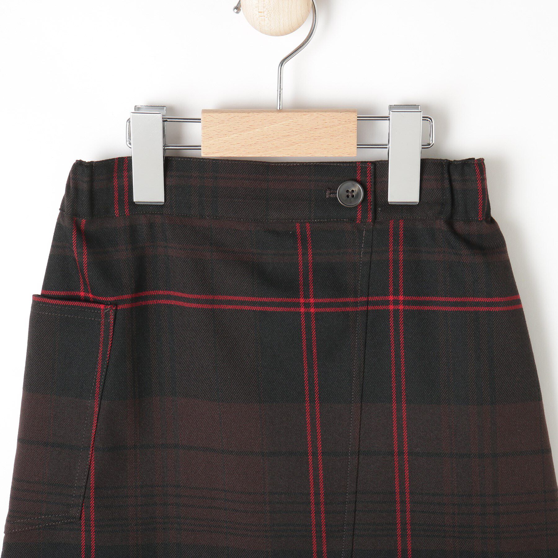 Dessin「チェック巻き風スカート」|スカート|