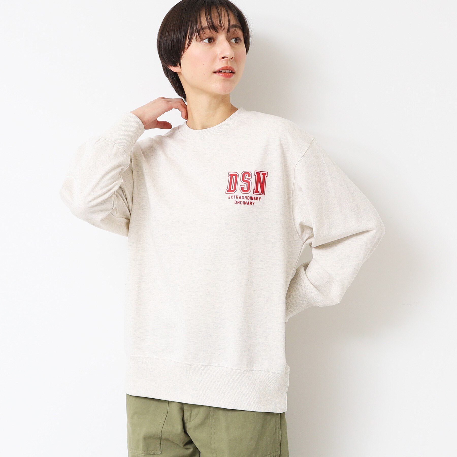 Dessin「【ユニセックス】ロゴスウェット」|パーカー|グレージュ(050)