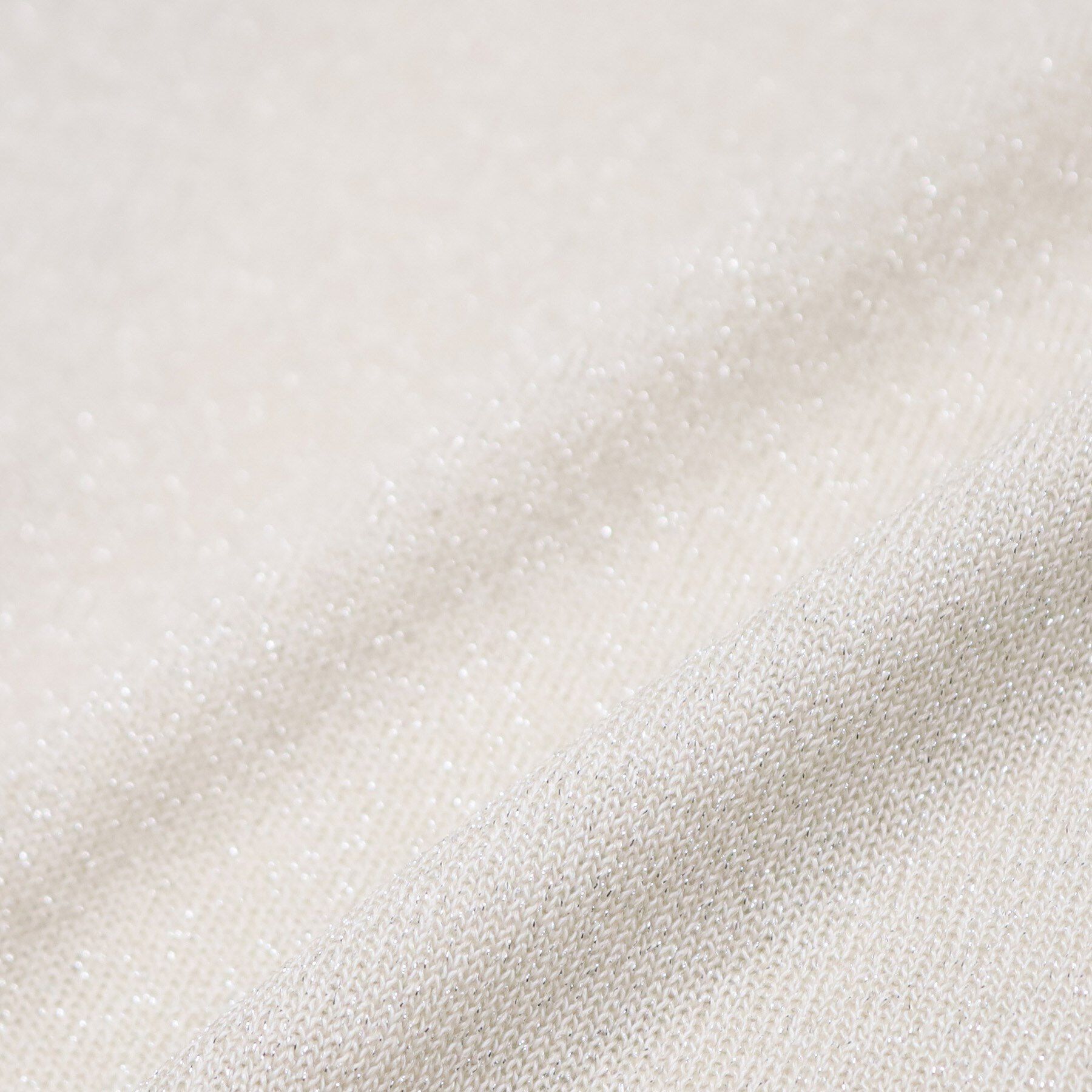 Dessin「【洗える】クルーネックミドル丈ラメカーディガン（S～L）」|カーディガン|