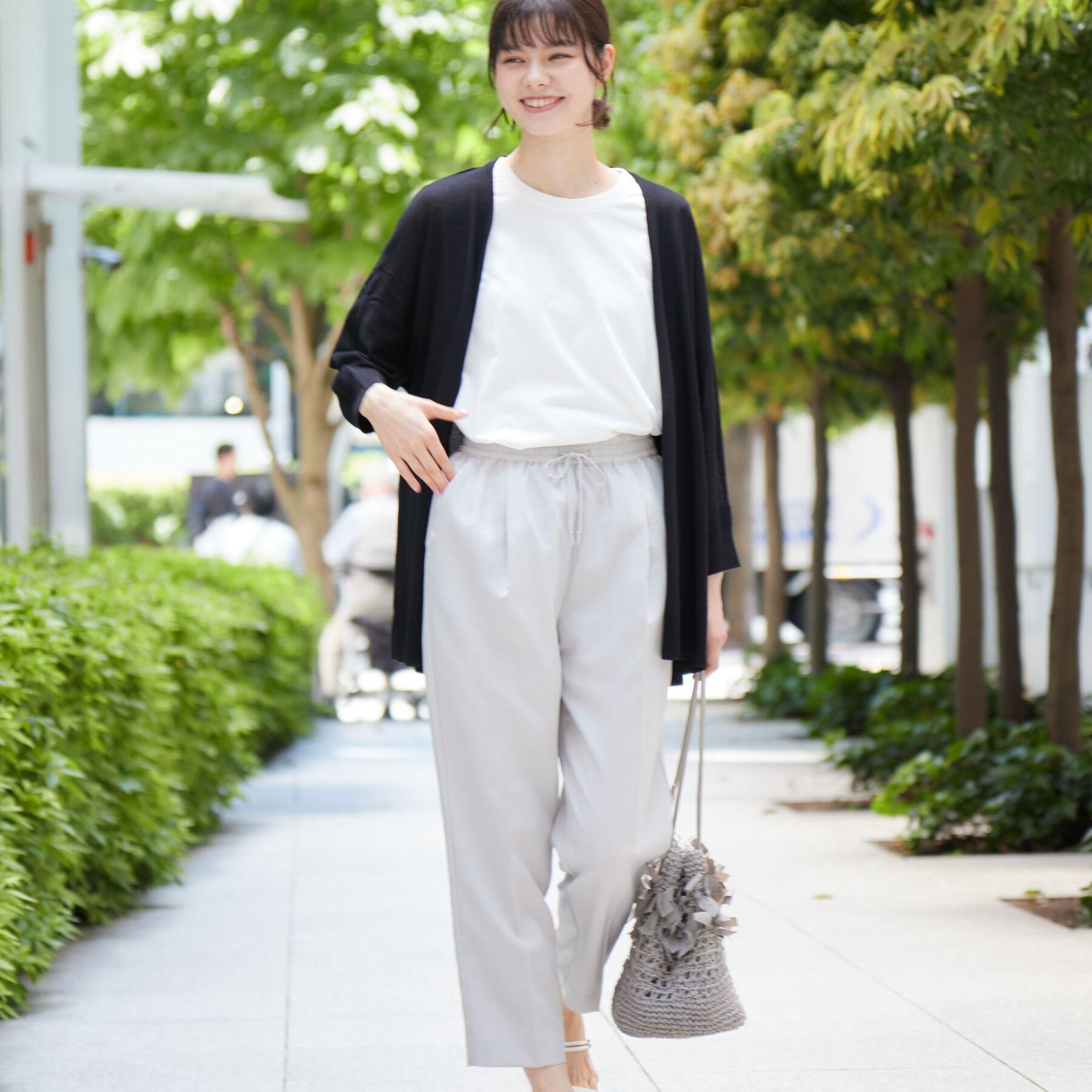 Dessin「【接触冷感・洗える】ドルマンスリーブひんやりカーディガン（S～L）」|カーディガン|