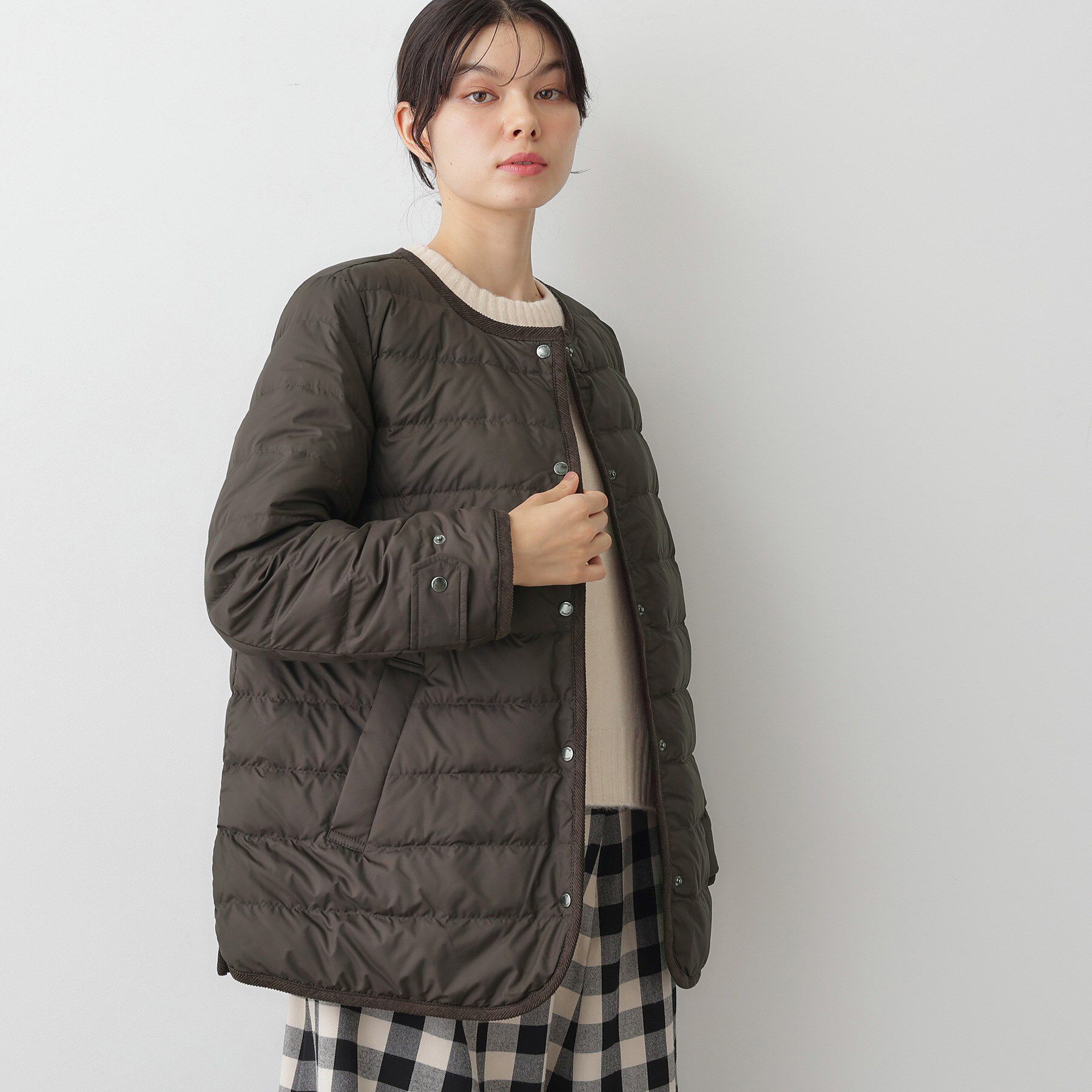 Dessin「【撥水・2WAY】ミュラーダウンコートミドル丈」|ダウン|