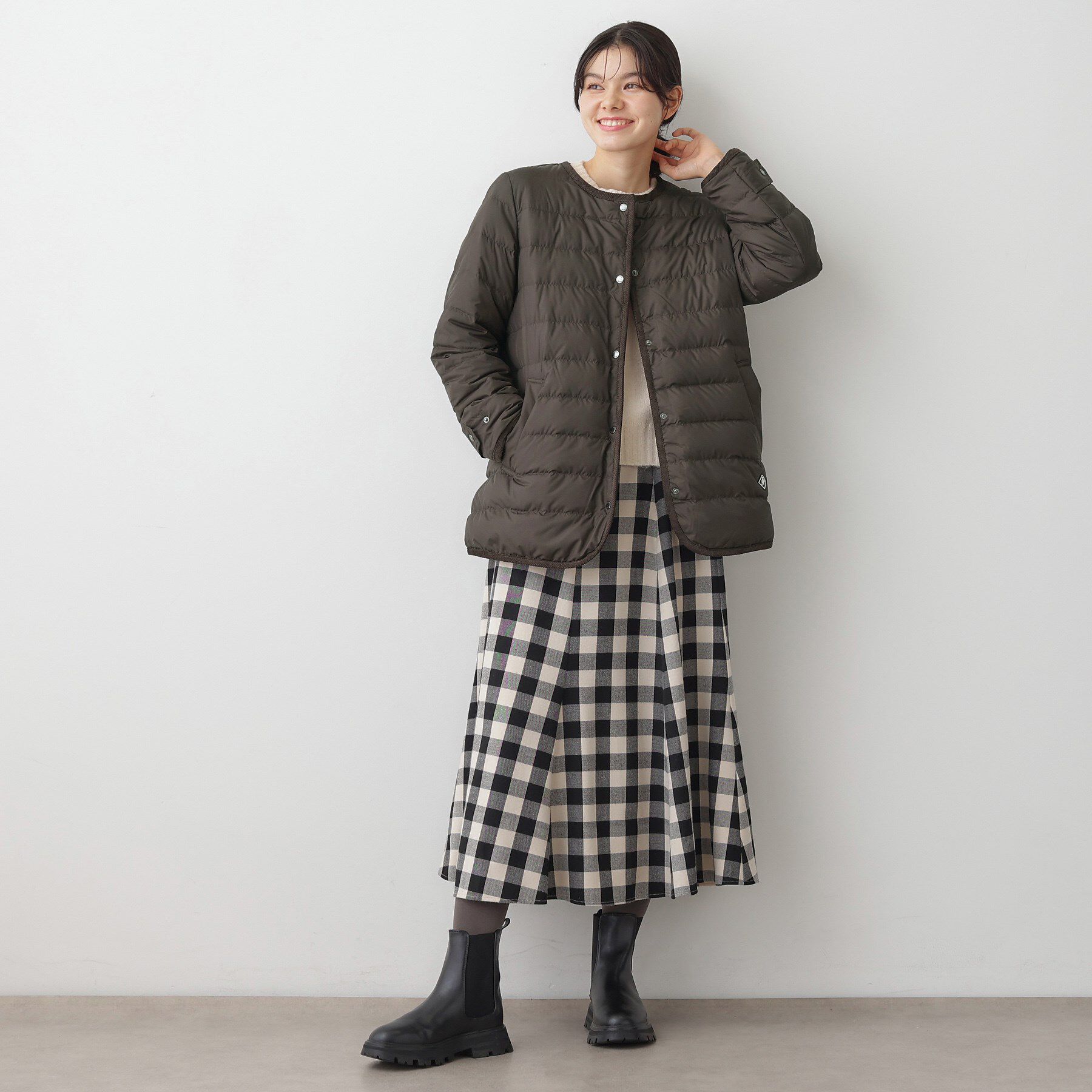 Dessin「【撥水・2WAY】ミュラーダウンコートミドル丈」|ダウン|