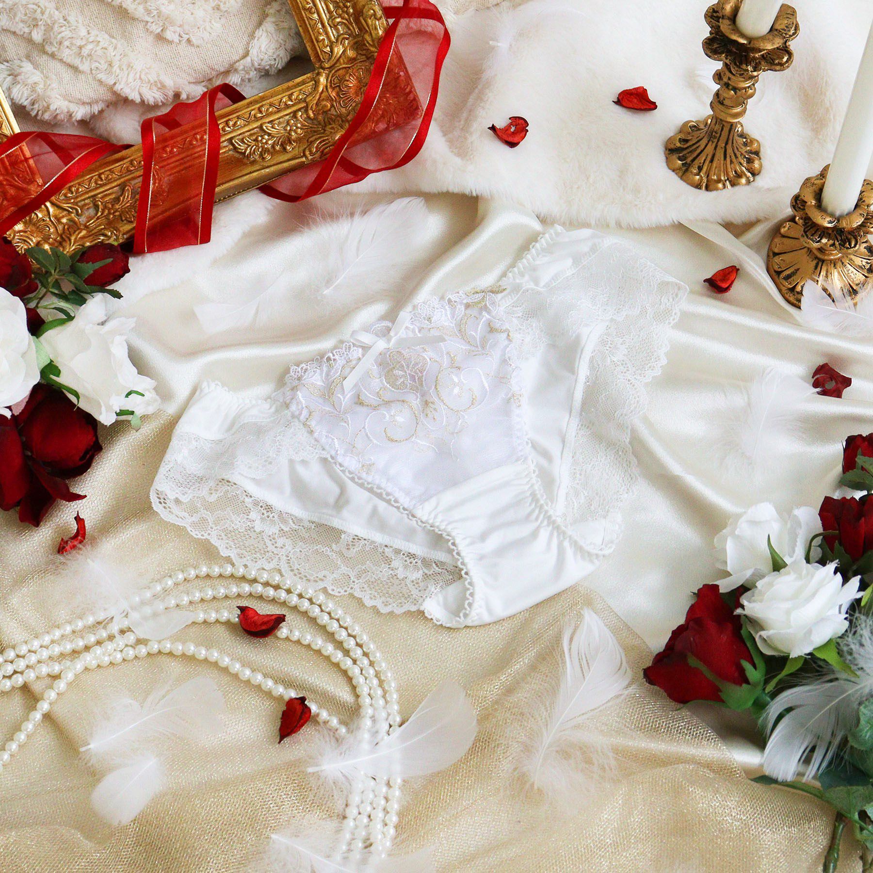 Risa Magli「【アリーナ】 ノーマルショーツ」|インナー|ホワイト(001)