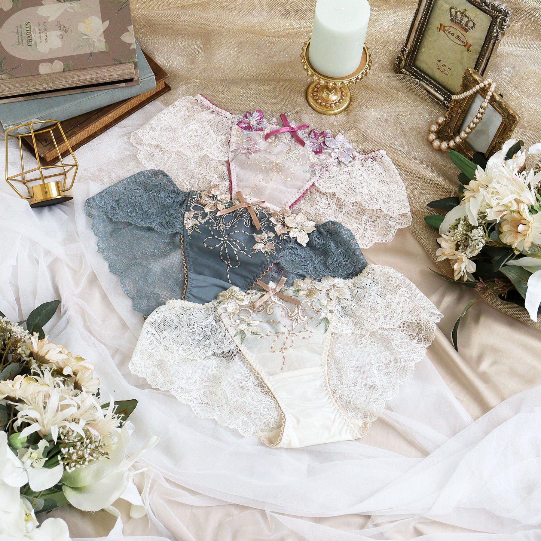 Risa Magli「ヴァネッサ レースショーツ」|インナー|