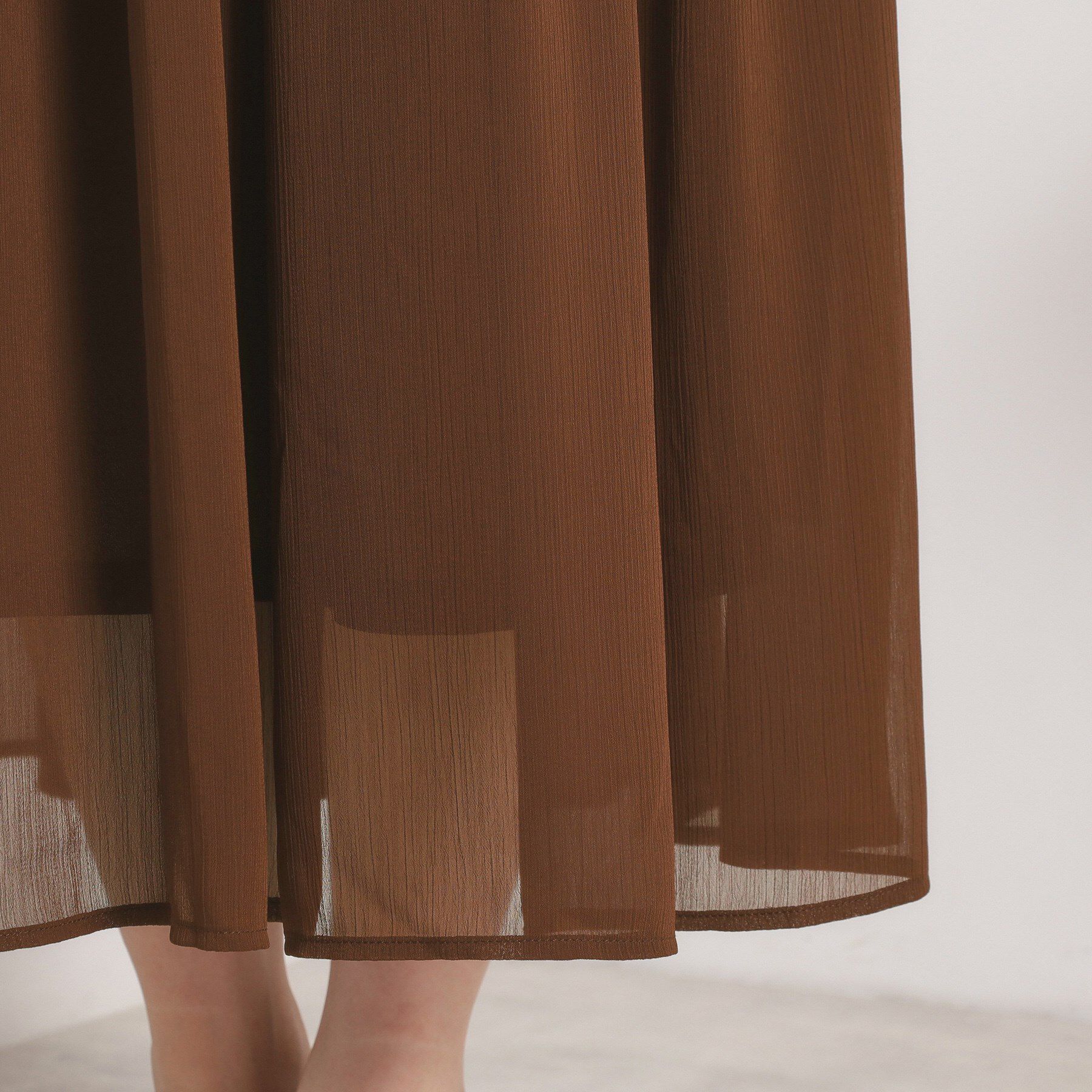 ITS&rsquo;DEMO「【手洗い可】楊柳マキシワンピース」|ワンピース|