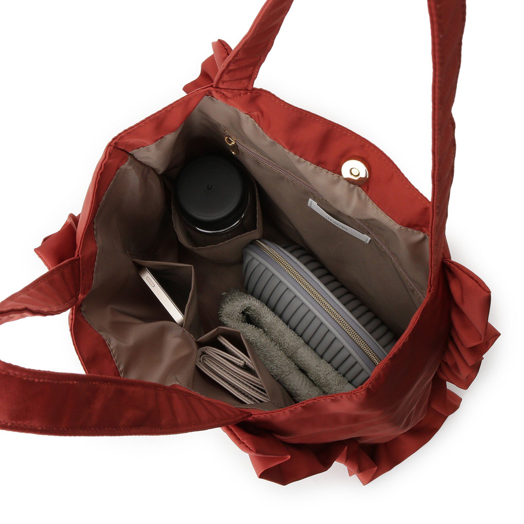 ITS&rsquo;DEMO「【A4対応】フリルトート」|トートバッグ|