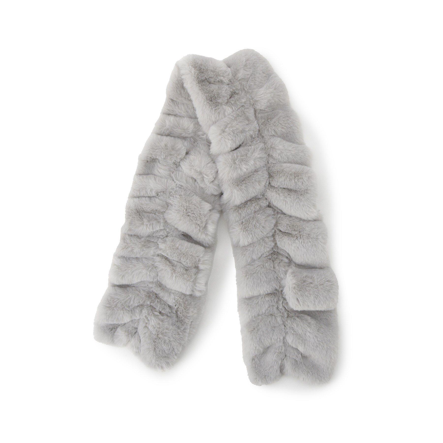 ITS&rsquo;DEMO「【手洗い可】シャーリングファーマフラー」|ストール|