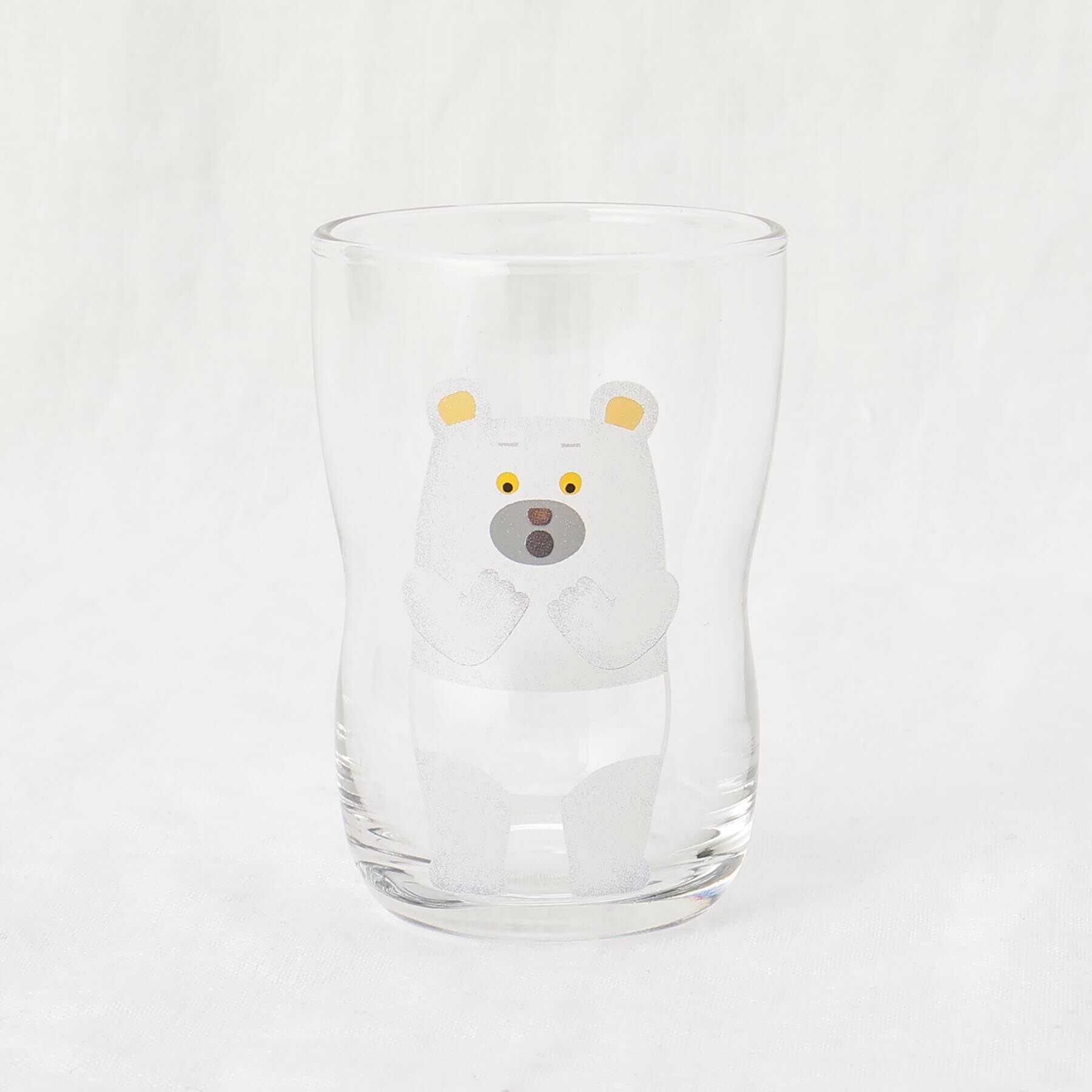 212 KITCHEN STORE「つよいこグラスS＆Mセットしろくまのパンツ」|グラス・マグカップ|