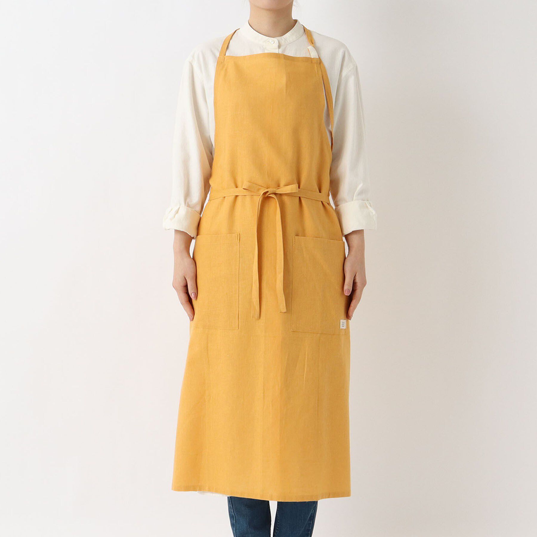 212 KITCHEN STORE「リネンコットン フルエプロン YE ＜212Kオリジナル＞」|食器・キッチングッズ|