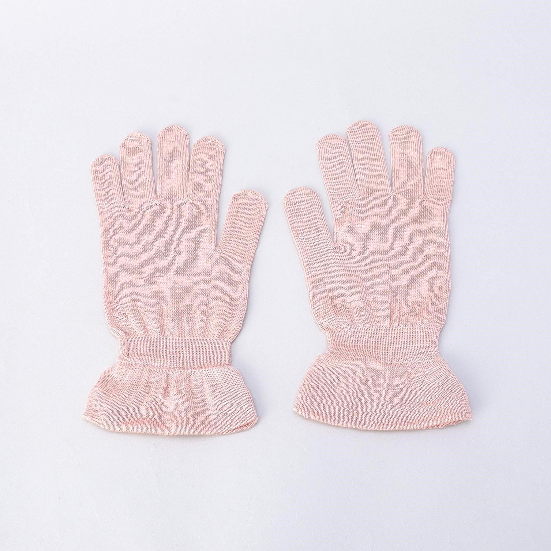 212 KITCHEN STORE「シルク100％手袋 桃色 ＜絹屋＞」|マッサージ・ボディスクラブ|