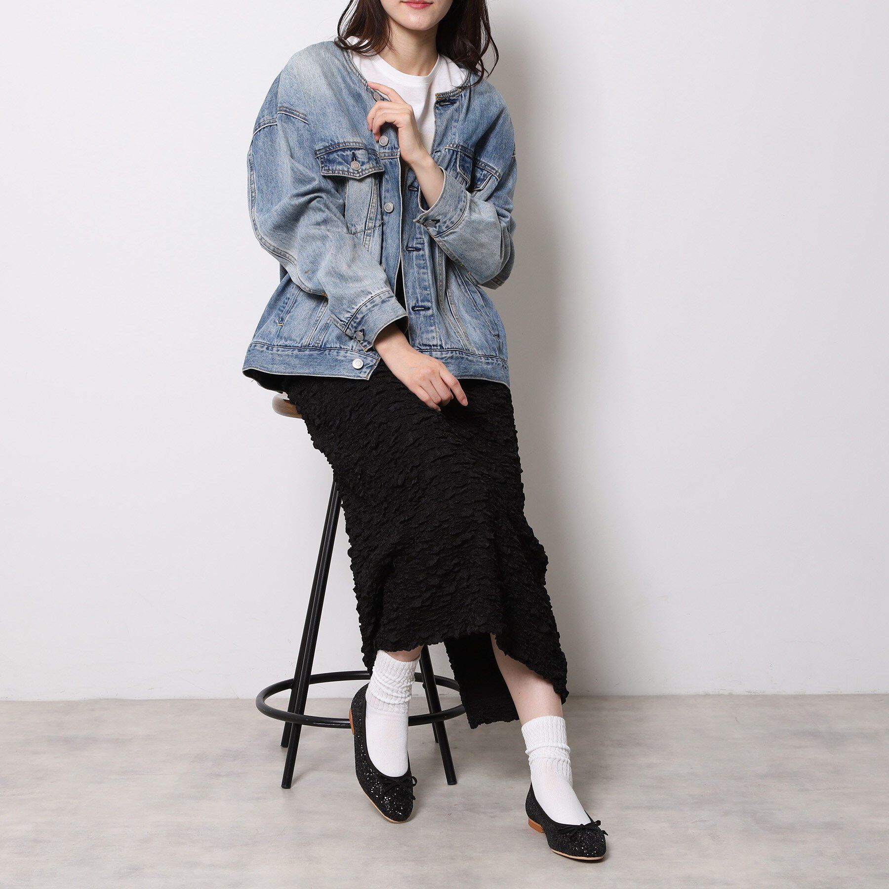 ESPERANZA「【EC限定カラーあり】グリッターバレエシューズ」|パンプス|