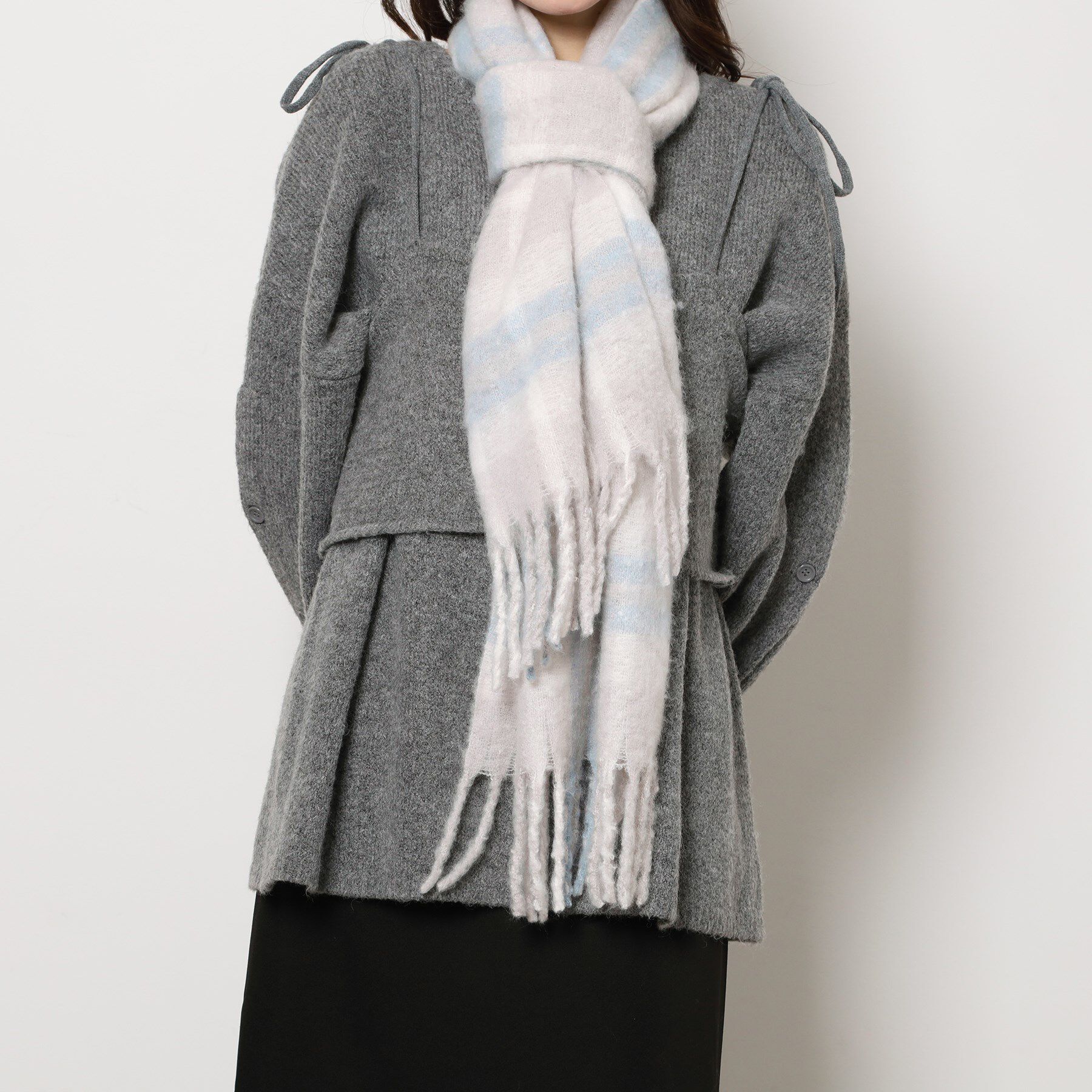 Ober Tashe「ブークレチェックストール」|ストール|