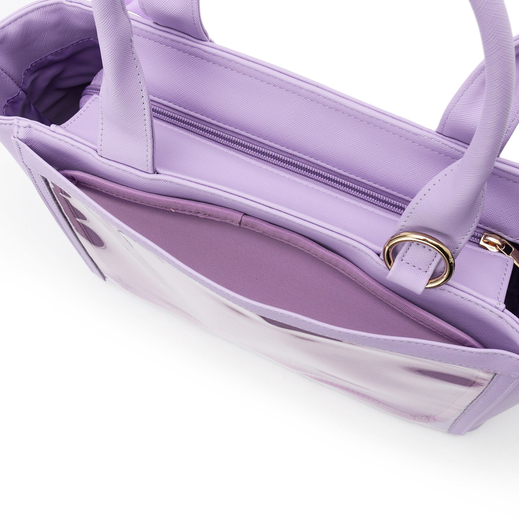 Ober Tashe「【推し活】レースアップクリアポケトート」|トートバッグ|