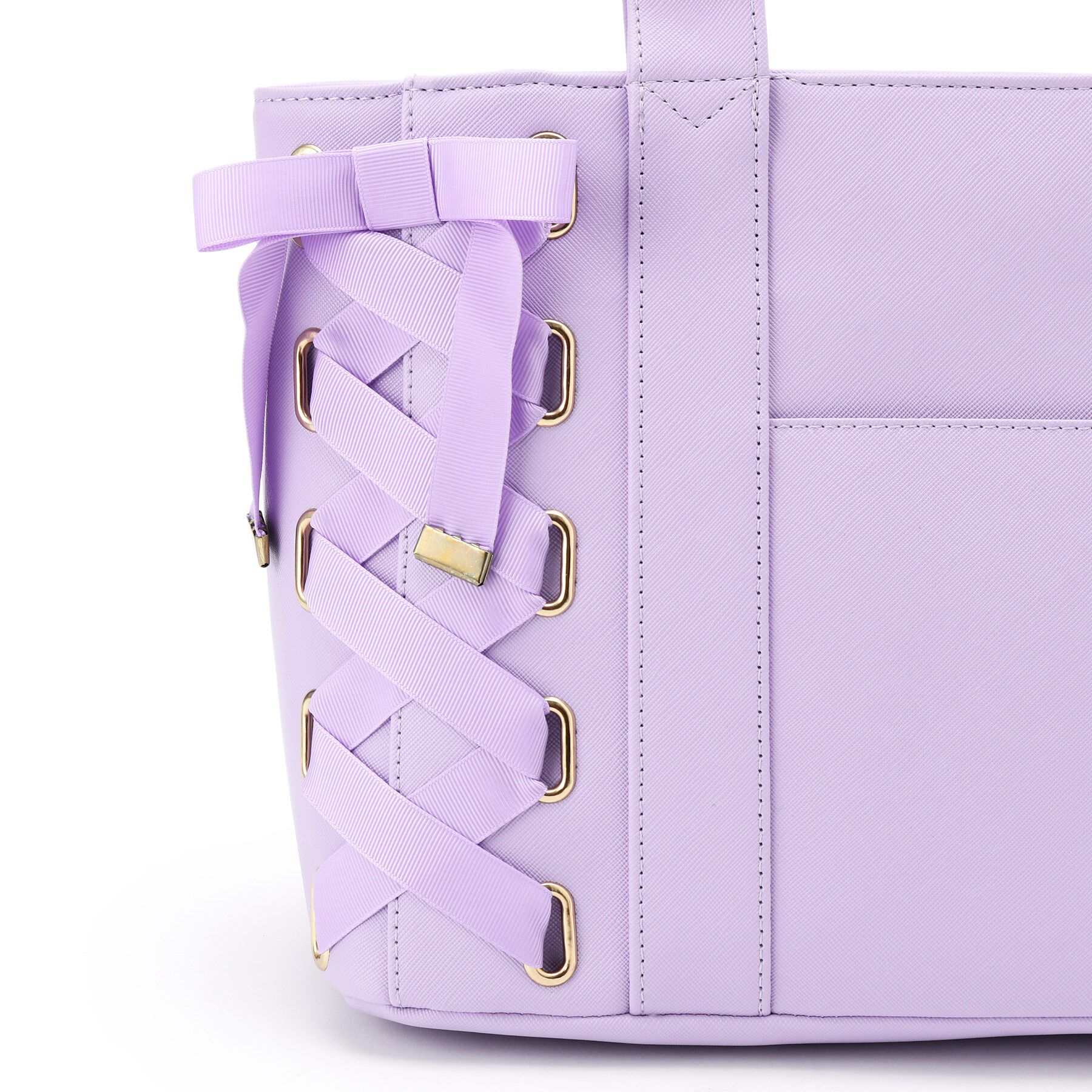 Ober Tashe「【推し活】レースアップクリアポケトート」|トートバッグ|