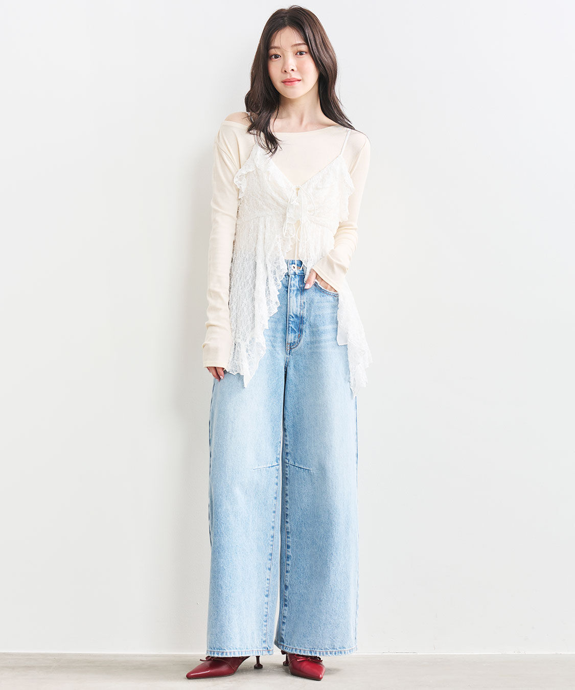 COCO DEAL「バレルワイドデニムパンツ」|デニム|